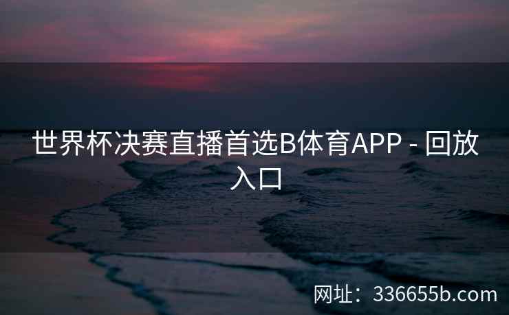 世界杯决赛直播首选B体育APP - 回放入口